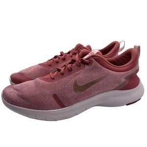 Nike Flex Experience 8 Running Shoe Light Redwood Pink Low Top Sneaker Size 10